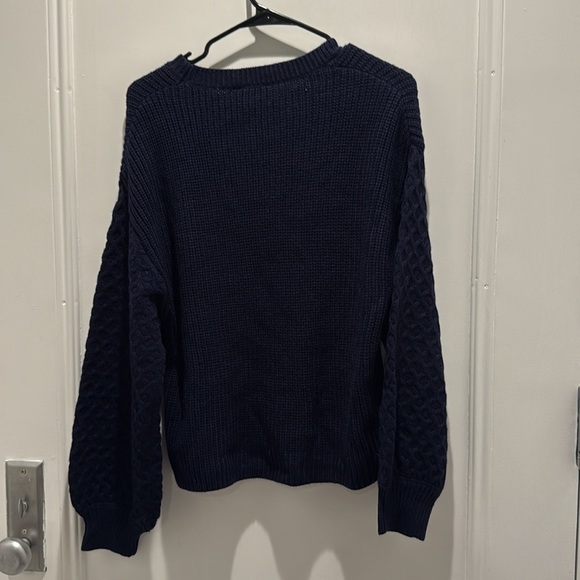 Industry Navy Blue Knit Sweater - Picture 3 of 3